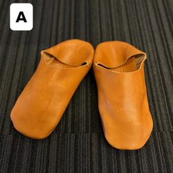 【受注制作】栃木レザーのバブーシュ【全４色】 7枚目の画像