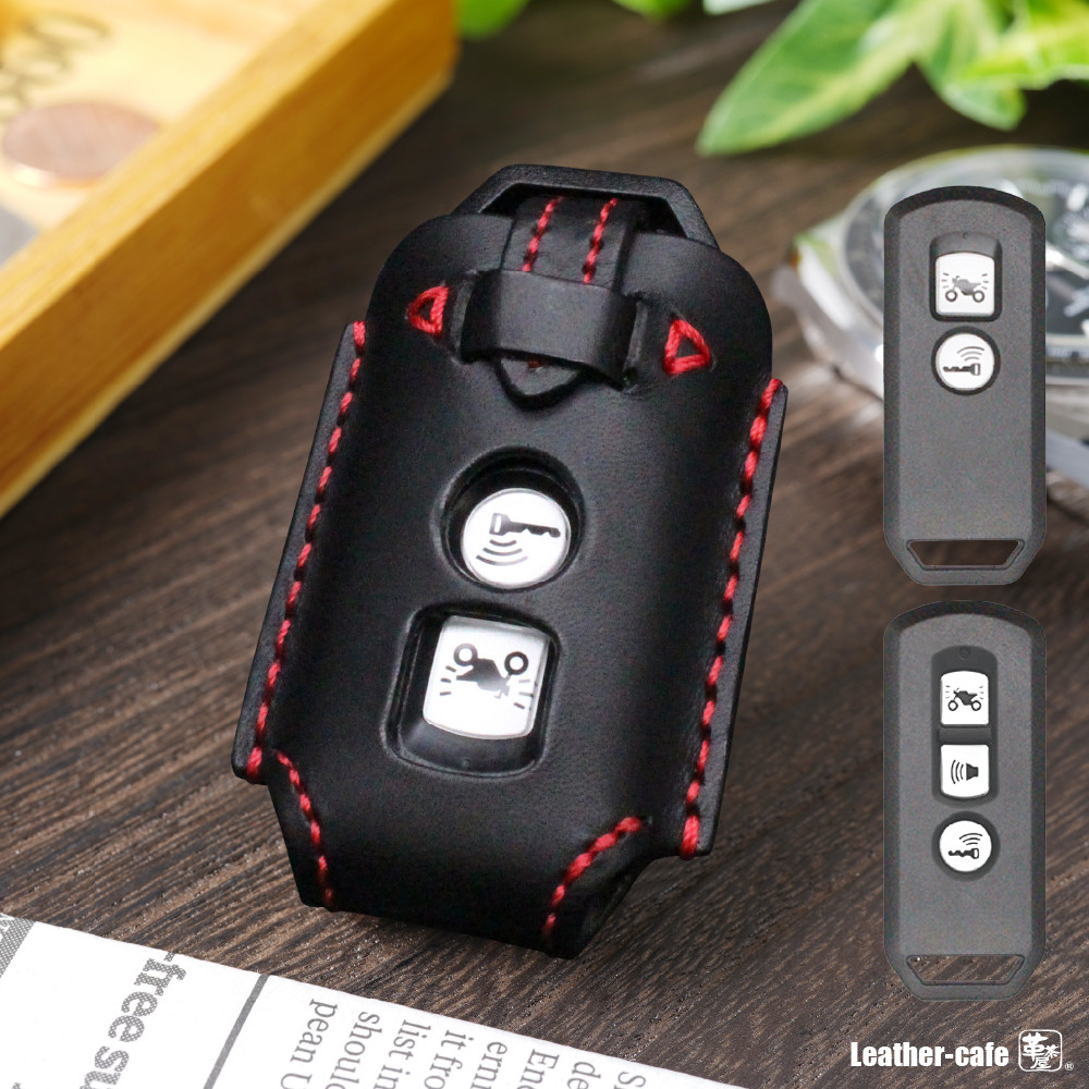 ホンダ PCX スーパーカブ対応 スマートキーケース レザー キーカバー【honda-bk】