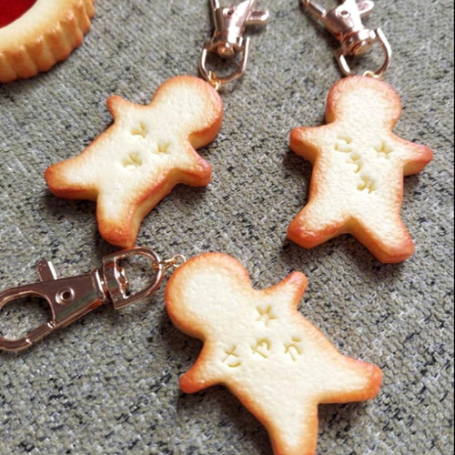 名前入れ、文字入れできます(｡•ㅅ•｡)♡クッキーのキーホルダー