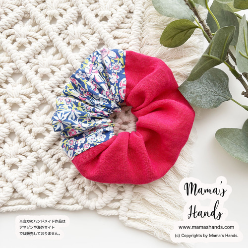 リバティ ハンドメイド シュシュとヘアゴム 57