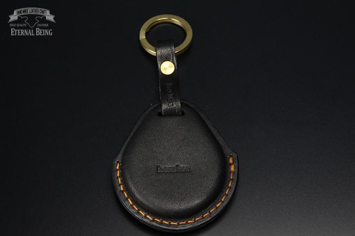 【バッファローレザー】ハーレー専用キーフォブレザーカバー(黒)