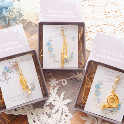 一番人気！【チャーム】ミニチュア楽器と選べる誕生石・イニシャルのチャーム 11枚目の画像