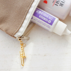 一番人気！【チャーム】ミニチュア楽器と選べる誕生石・イニシャルのチャーム 8枚目の画像