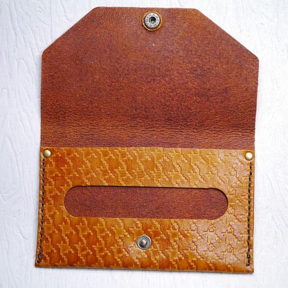本革製ポケットティッシュケース★ティッシュがボロボロにならず長期間使用可能なケース★ピンク系、オレンジ、白、ゴールドなど 14枚目の画像