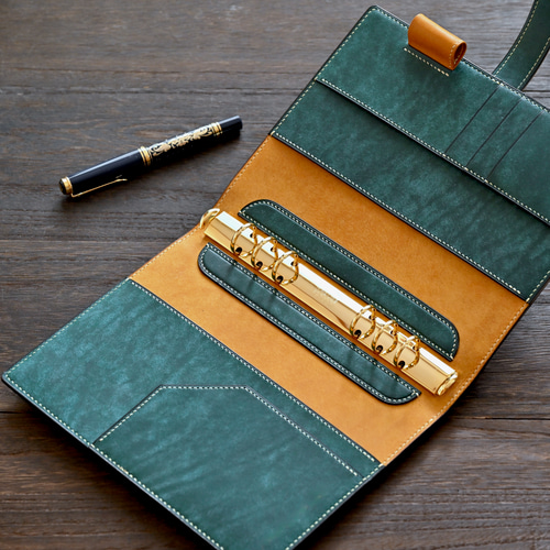 システム手帳 A5サイズ カラーオーダー 手帳 革小物yoshii 通販