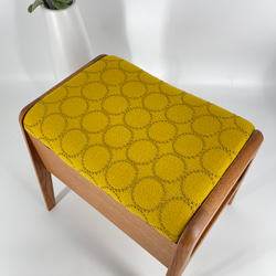 ミナペルホネン runrunrun マスタード スツール　ハンドメイド ミナペルホネン runrunrun マスタード スツール ハンドメイド