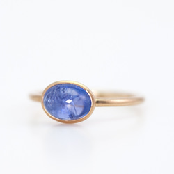 K18 Tanzanite ring / Cabochon 1枚目の画像