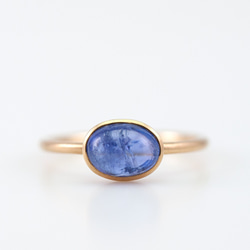 K18 Tanzanite ring / Cabochon 2枚目の画像