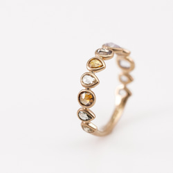 Rosecut diamond eternity ring / Multi 3枚目の画像