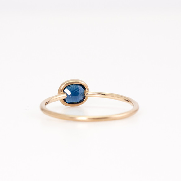 【50％OFF】K18 Sapphire ring / Oval【期間限定価格】 3枚目の画像