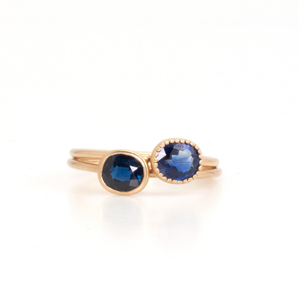 【50％OFF】K18 Sapphire ring / Oval【期間限定価格】 5枚目の画像