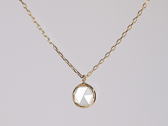 Rosecut Diamond Necklace / Round 1枚目の画像