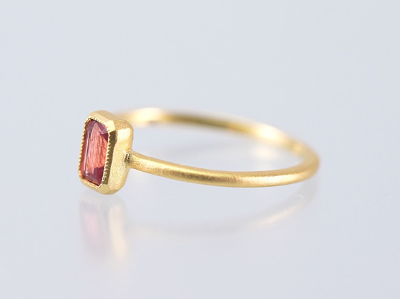 【50％OFF】K18 Tourmaline Ring / Pink【期間限定価格】 2枚目の画像