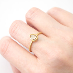 Natural Diamond Ring / Pear Shaped 5枚目の画像