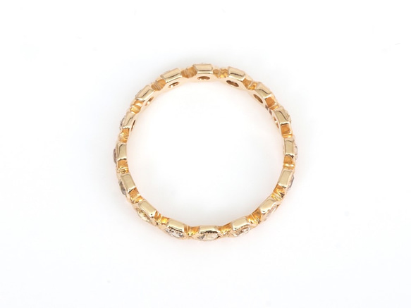 Rosecut Diamond Eternity Ring / Hexagon 4枚目の画像