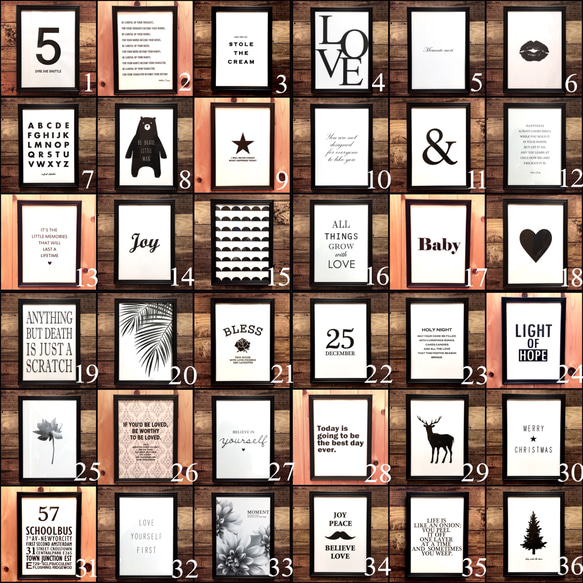 【選べる3枚！ポストカード】クリスマス インテリア 名言 格言 デザイン アート 偉人 海外 2枚目の画像