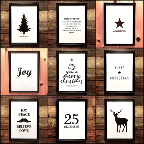 選べる3枚！ポストカード】インテリア クリスマス アート デザイン