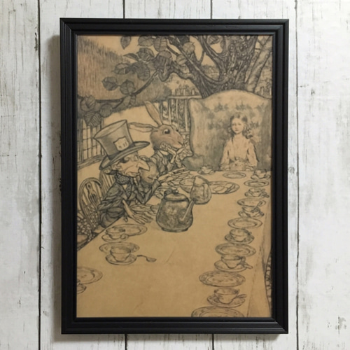 ポスター【アリス お茶会】不思議の国のアリス インテリア ティー