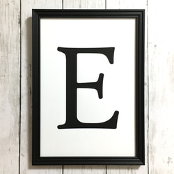 ポスター【 E 】インテリア アルファベット イニシャル アート デザイン 海外 2枚目の画像