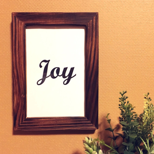 ポスター♡JOY♡インテリア♡フレーム♡パネル♡メッセージ♡デザイン
