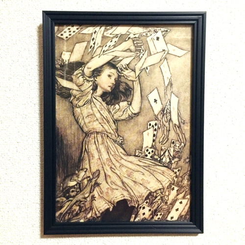 ポスター【不思議の国のアリス お茶会】ティーパーティー ウサギ