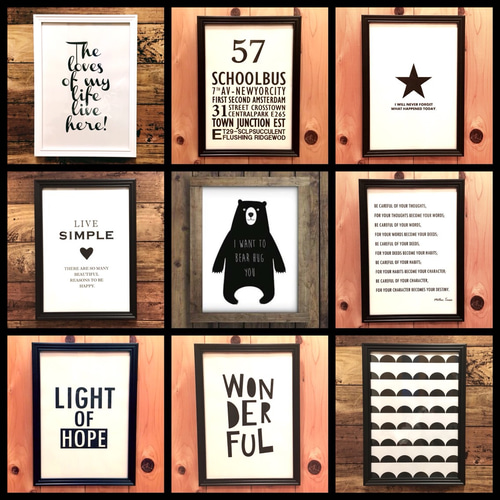 ポスター♡HOLY NIGHT♡クリスマス♡メッセージ♡名言♡格言♡メリー