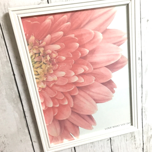 ポスター【ピンクフラワー】インテリア 花 デザイン アート ピンク フラワー カフェ 北欧 ナチュラル 2枚目の画像