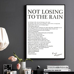 特大 A3サイズ！ポスター【雨ニモマケズ】白 宮沢賢治 インテリア 名言