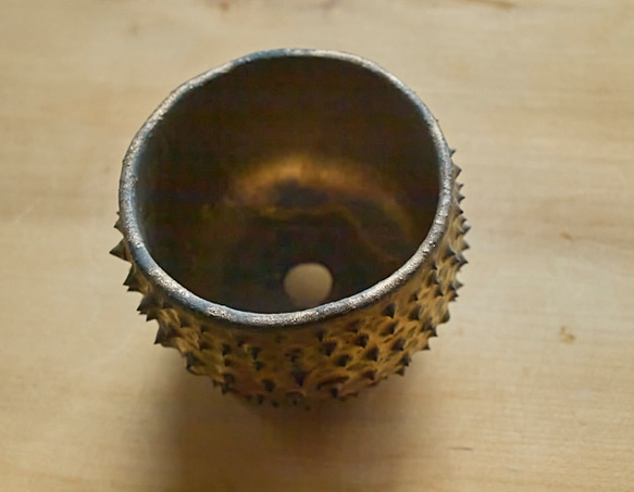 小さな陶器の植木鉢　pps-11 9枚目の画像