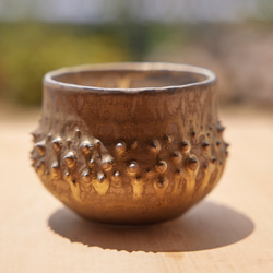 小さな陶器の植木鉢　pps-17 4枚目の画像