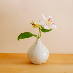 uni　ウニの花器　陶器　ubv-16 1枚目の画像