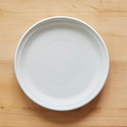 質樸的白色盤子D-24 第4張的照片