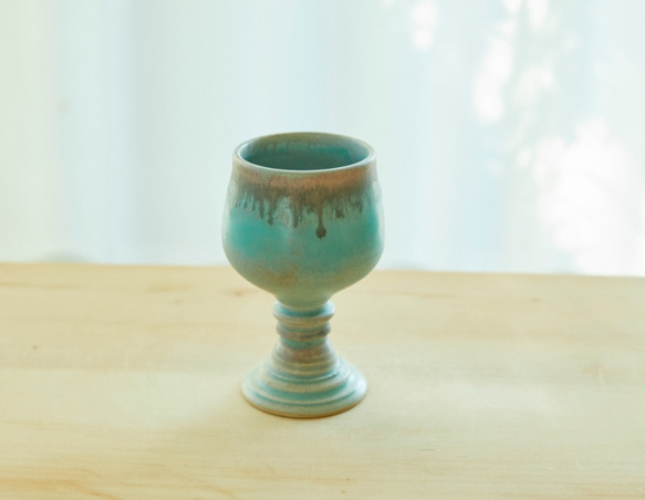 玉虫色のミニワインカップ　mwc-15 3枚目の画像