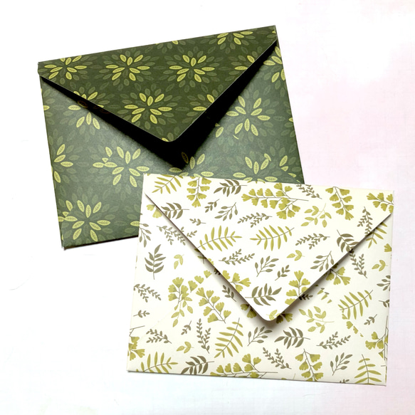 Leafy envelopes 封筒4枚セット 2枚目の画像