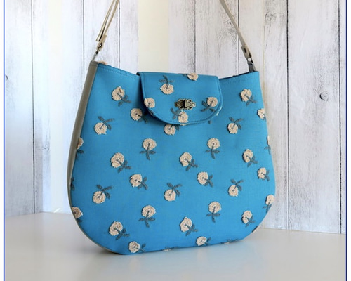 Creema限定、ミナペルホネンのskip、マチ付き新トートバッグ1点物