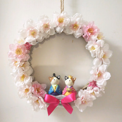 猫（ねこ） フラワー・リース のおすすめ人気通販｜Creema(クリーマ