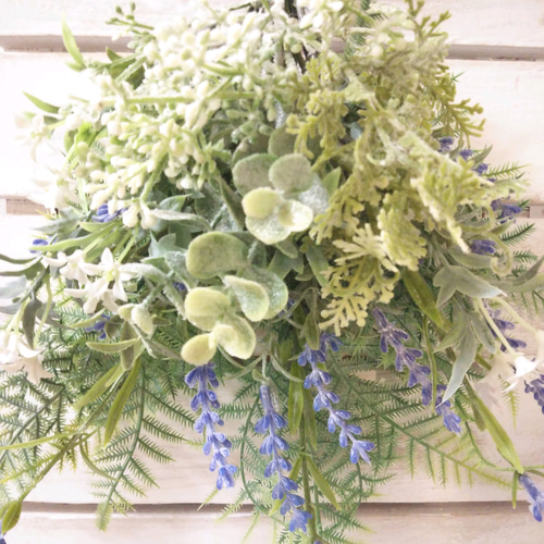 ラベンダー と グリーン の 爽やか スワッグ スワッグ Harry Chop 通販