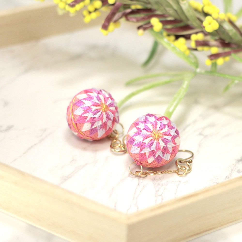 ちか 手毬ピアス5点