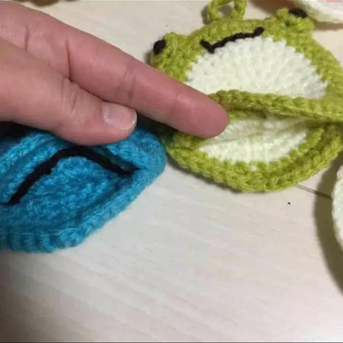 【専用出品】ニコちゃんアクリルたわし コースター パステルニコちゃん スマイル アクリルたわし コースター 5枚セット