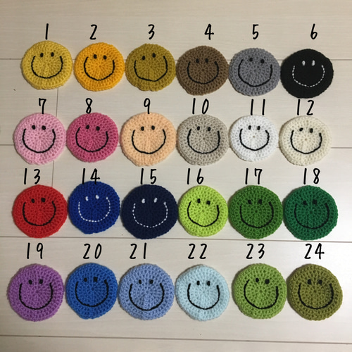 ニコちゃんアクリルたわし 3個セット その他キッチン小物 ミム