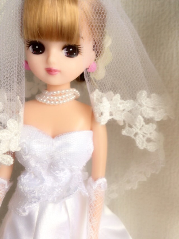 ウェルカムりかちゃん♡人形2体&ウェディングドレス、タキシード込み 2枚目の画像