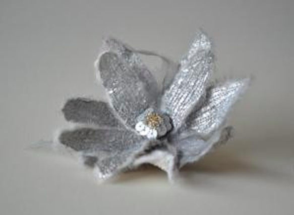 アルミホイルのアクセサリー コサージュ Atelier Tasaka 通販