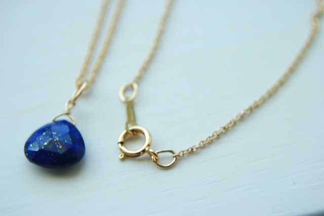 Creema限定【k14gf】ネックレス 7つのストーンセット