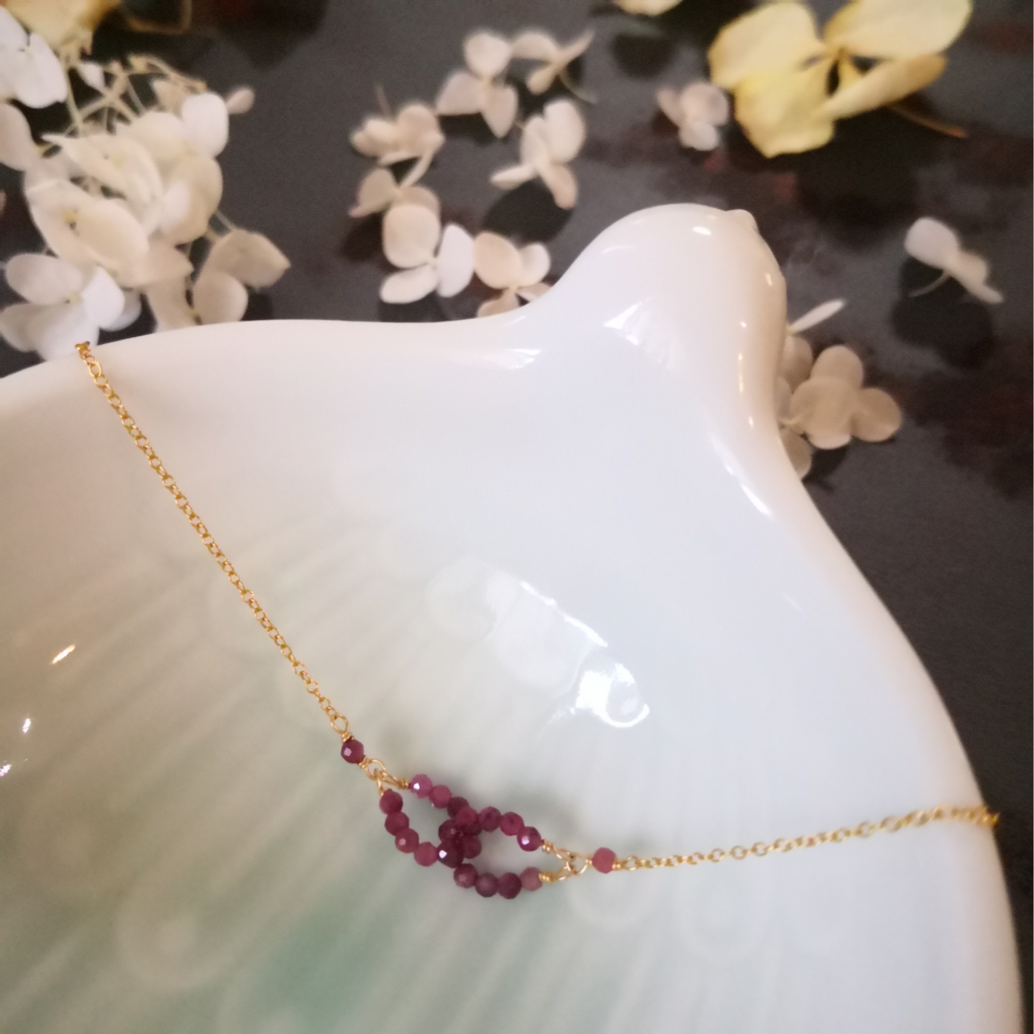 【k14gf】 誕生石ネックレス