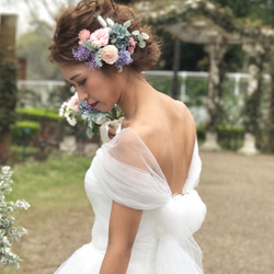 for bridal ブーケとヘッドドレスのセット◆original bouquet&head accessory 5枚目の画像