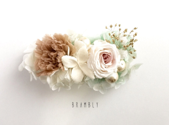 flower barrette ◆ mintCafé 1枚目の画像