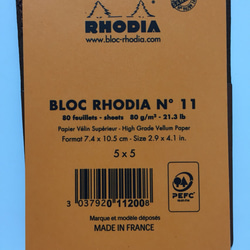 源自植物的真皮 RHODIA 記事本盒 第4張的照片