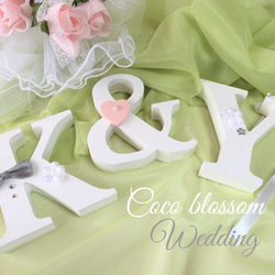 CocoTomo様確認用♡イニシャルオブジェ 3点セット♥イニシャル（アルファベット）オブジェ ウェルカム