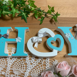 CocoTomo様確認用♡イニシャルオブジェ 3点セット♥イニシャル（アルファベット）オブジェ ウェルカム