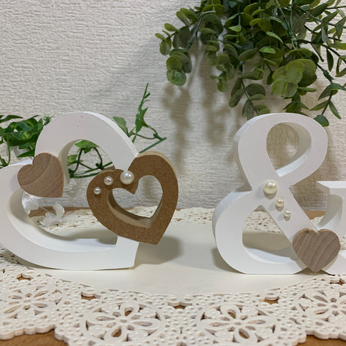 3点セットイニシャル(アルファベット)オブジェ ウェルカム 3点セットイニシャル(アルファベット)オブジェ ウェルカム